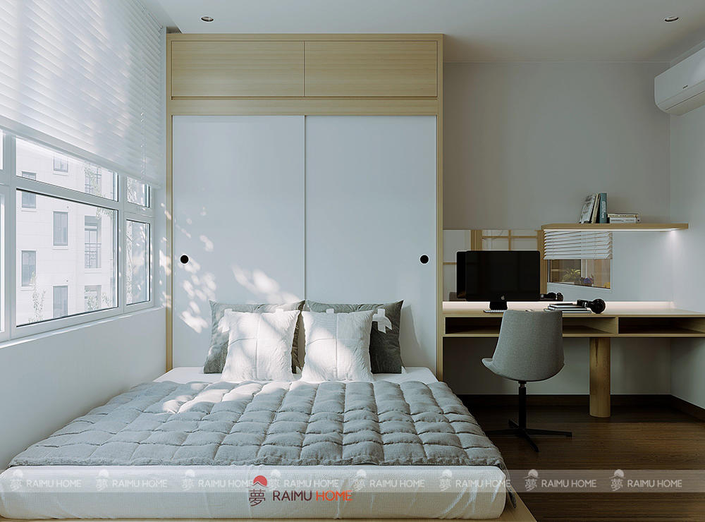 thiết kế và thi công nội thất căn hộ chung cư phong cách Nhật Bản 